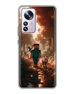Чохол для Xiaomi 12 / 12X з картинкою «Стів у лісі» Чохол для Xiaomi 12 / 12X з картинкою «Стів у лісі»