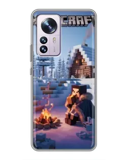 Чохол для Xiaomi 12 / 12X з картинкою «Зимовий Minecraft» Чохол для Xiaomi 12 / 12X з картинкою «Зимовий Minecraft»