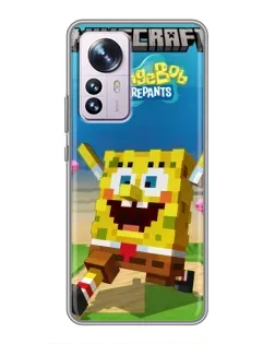 Чохол для Xiaomi 12 / 12X з картинкою «Губка Боб Minecraft» Чохол для Xiaomi 12 / 12X з картинкою «Губка Боб Minecraft»