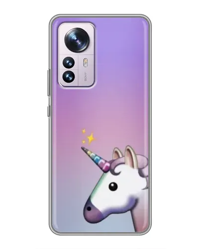 Чехол для Xiaomi 12 / 12X с картинкой «Единорог градиент» Чехол для Xiaomi 12 / 12X с картинкой «Единорог градиент»