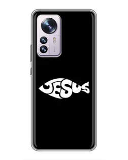 Чехол для Xiaomi 12 / 12X с картинкой «Рыба Jesus»