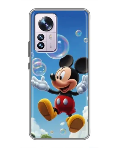 Чехол для Xiaomi 12 / 12X с картинкой «Mickey и мыльные пузыри» Чехол для Xiaomi 12 / 12X с картинкой «Mickey и мыльные пузыри»