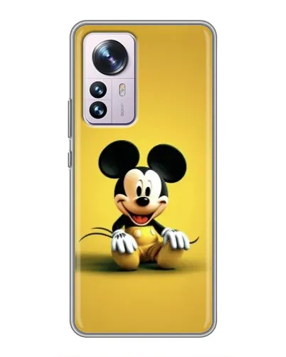 Чехол для Xiaomi 12 / 12X с картинкой «Микки на желтом» Чехол для Xiaomi 12 / 12X с картинкой «Микки на желтом»