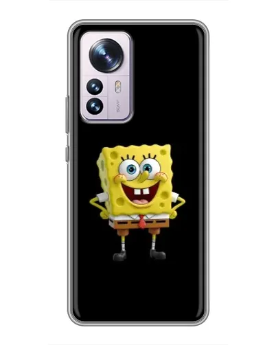 Чехол для Xiaomi 12 / 12X с картинкой «Классический Губка Боб»