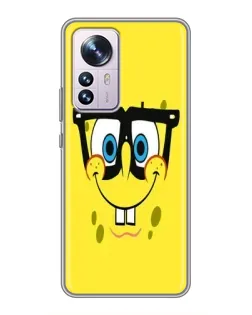 Чехол для Xiaomi 12 / 12X с картинкой «Минималистичный Спанч Боб» Чехол для Xiaomi 12 / 12X с картинкой «Минималистичный Спанч Боб»