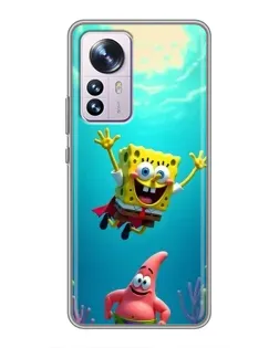 Чехол для Xiaomi 12 / 12X с картинкой «Спанч Боб под водой» Чехол для Xiaomi 12 / 12X с картинкой «Спанч Боб под водой»