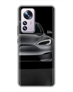 Чехол для Xiaomi 12 / 12X с картинкой «Tesla Model S Look» Чехол для Xiaomi 12 / 12X с картинкой «Tesla Model S Look»