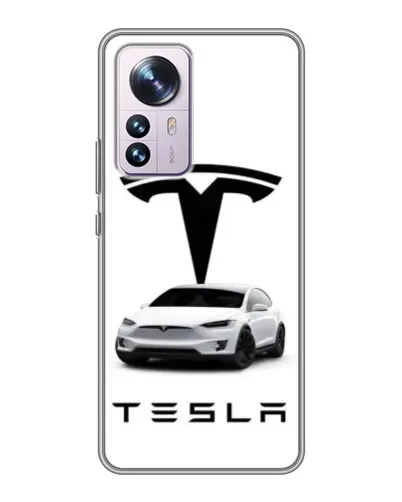 Чехол для Xiaomi 12 / 12X с картинкой «Tesla White Style» Чехол для Xiaomi 12 / 12X с картинкой «Tesla White Style»