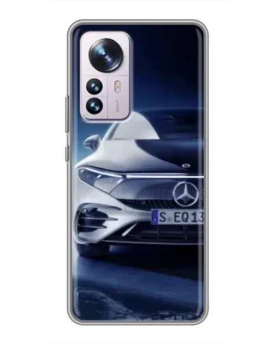 Чехол для Xiaomi 12 / 12X с картинкой «Mercedes EQ — будущее»