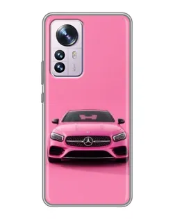 Чехол для Xiaomi 12 / 12X с картинкой «Розовый Mercedes AMG» Чехол для Xiaomi 12 / 12X с картинкой «Розовый Mercedes AMG»