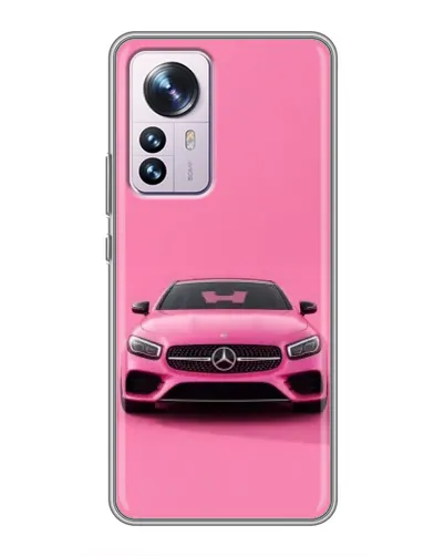 Чехол для Xiaomi 12 / 12X с картинкой «Розовый Mercedes AMG» Чехол для Xiaomi 12 / 12X с картинкой «Розовый Mercedes AMG»