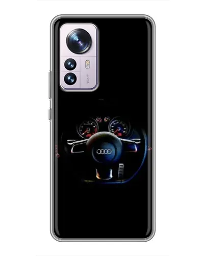 Чехол для Xiaomi 12 / 12X с картинкой «Салон Audi — руль» Чехол для Xiaomi 12 / 12X с картинкой «Салон Audi — руль»