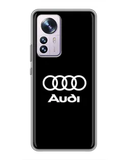 Чехол для Xiaomi 12 / 12X с картинкой «Классическое лого Audi» Чехол для Xiaomi 12 / 12X с картинкой «Классическое лого Audi»