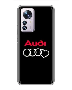 Чехол для Xiaomi 12 / 12X с картинкой «Логотип Audi Heart» Чехол для Xiaomi 12 / 12X с картинкой «Логотип Audi Heart»
