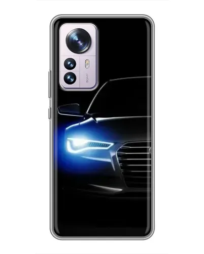 Чехол для Xiaomi 12 / 12X с картинкой «Неоновый взгляд Audi» Чехол для Xiaomi 12 / 12X с картинкой «Неоновый взгляд Audi»