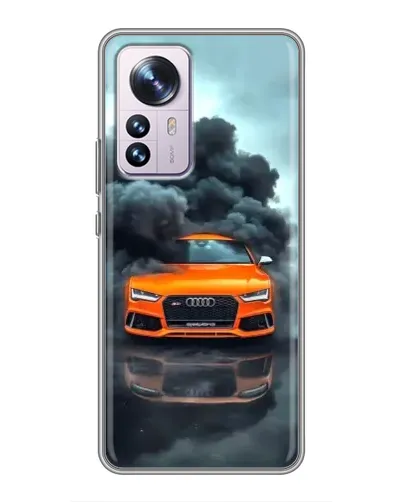 Чехол для Xiaomi 12 / 12X с картинкой «Audi в облаках дыма» Чехол для Xiaomi 12 / 12X с картинкой «Audi в облаках дыма»