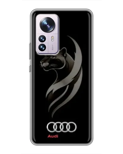Чехол для Xiaomi 12 / 12X с картинкой «Графика — пантера и Audi» Чехол для Xiaomi 12 / 12X с картинкой «Графика — пантера и Audi»