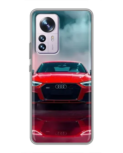 Чехол для Xiaomi 12 / 12X с картинкой «Audi RS — красный стиль» Чехол для Xiaomi 12 / 12X с картинкой «Audi RS — красный стиль»