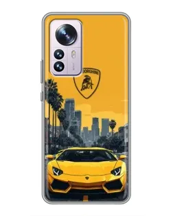 Чохол для Xiaomi 12 / 12X з картинкою «Жовтий Lamborghini місто» Чохол для Xiaomi 12 / 12X з картинкою «Жовтий Lamborghini місто»