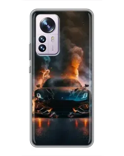 Чохол для Xiaomi 12 / 12X з картинкою «Lamborghini димна естетика» Чохол для Xiaomi 12 / 12X з картинкою «Lamborghini димна естетика»