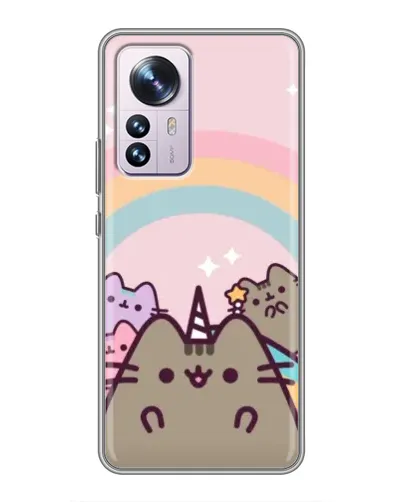 Чехол для Xiaomi 12 / 12X с картинкой «Единорог Pusheen» Чехол для Xiaomi 12 / 12X с картинкой «Единорог Pusheen»
