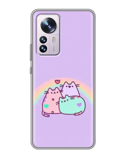 Чехол для Xiaomi 12 / 12X с картинкой «Радужные Пушины» Чехол для Xiaomi 12 / 12X с картинкой «Радужные Пушины»
