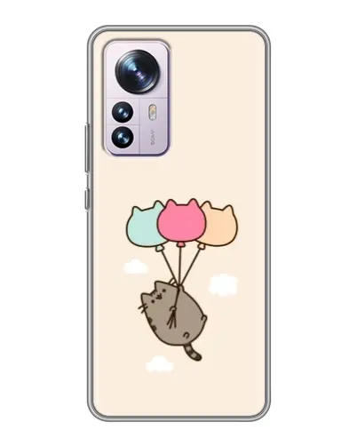 Чехол для Xiaomi 12 / 12X с картинкой «Пушин на шариках» Чехол для Xiaomi 12 / 12X с картинкой «Пушин на шариках»