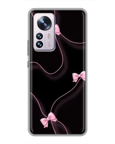 Чехол для Xiaomi 12 / 12X с картинкой «Розовые ленты» Чехол для Xiaomi 12 / 12X с картинкой «Розовые ленты»