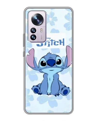 Чехол для Xiaomi 12 / 12X с картинкой «Stitch среди цветов» Чехол для Xiaomi 12 / 12X с картинкой «Stitch среди цветов»