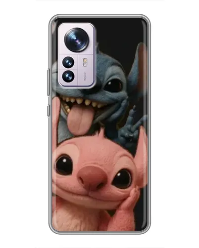 Чехол для Xiaomi 12 / 12X с картинкой «Стич и Ангел» Чехол для Xiaomi 12 / 12X с картинкой «Стич и Ангел»