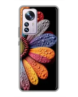 Чохол для Xiaomi 12 / 12X з картинкою «Райдужна квітка» Чохол для Xiaomi 12 / 12X з картинкою «Райдужна квітка»