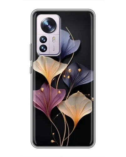 Чохол для Xiaomi 12 / 12X з картинкою «Лілові квіти грації»