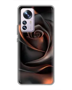 Чохол для Xiaomi 12 / 12X з картинкою «Шовкова чорна троянда» Чохол для Xiaomi 12 / 12X з картинкою «Шовкова чорна троянда»