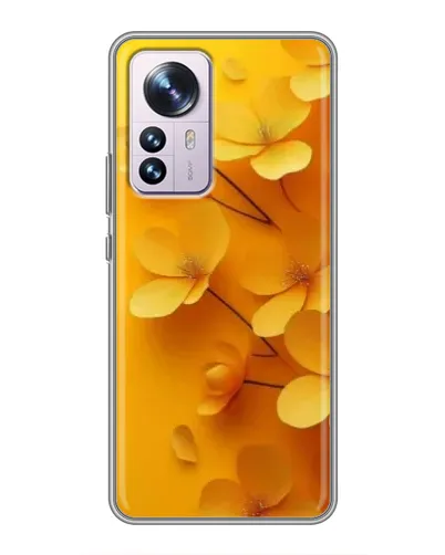 Чохол для Xiaomi 12 / 12X з картинкою «Золоті пелюстки»