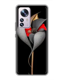 Чохол для Xiaomi 12 / 12X з картинкою «Срібна фантазійна квітка» Чохол для Xiaomi 12 / 12X з картинкою «Срібна фантазійна квітка»