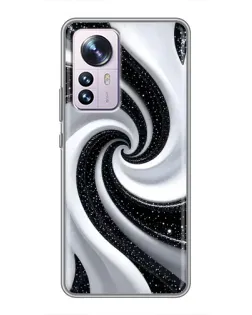 Чохол для Xiaomi 12 / 12X з картинкою «Чорно-біла спіраль» Чохол для Xiaomi 12 / 12X з картинкою «Чорно-біла спіраль»