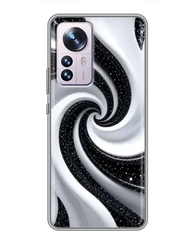 Чехол для Xiaomi 12 / 12X с картинкой «Черно-белая спираль» Чехол для Xiaomi 12 / 12X с картинкой «Черно-белая спираль»