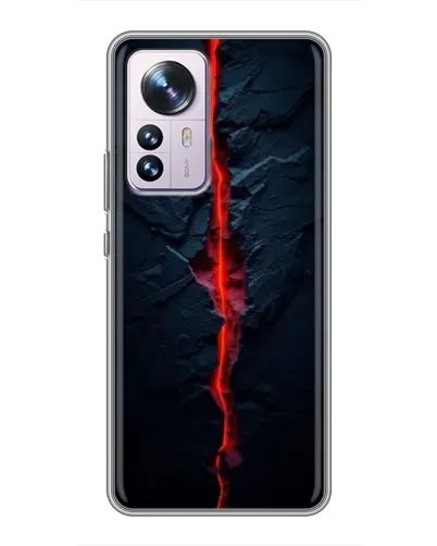 Чехол для Xiaomi 12 / 12X с картинкой «Kрасная лавовая трещина» Чехол для Xiaomi 12 / 12X с картинкой «Kрасная лавовая трещина»