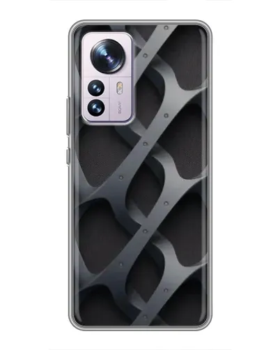 Чехол для Xiaomi 12 / 12X с картинкой «Объемное серое плетение» Чехол для Xiaomi 12 / 12X с картинкой «Объемное серое плетение»