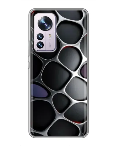 Чехол для Xiaomi 12 / 12X с картинкой «Объемная темная решетка» Чехол для Xiaomi 12 / 12X с картинкой «Объемная темная решетка»