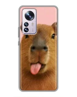 Чохол для Xiaomi 12 / 12X з картинкою «Капібара з язиком» Чохол для Xiaomi 12 / 12X з картинкою «Капібара з язиком»