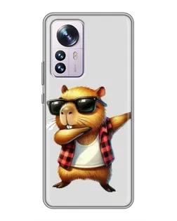 Чохол для Xiaomi 12 / 12X з картинкою «Капібара репер даб» Чохол для Xiaomi 12 / 12X з картинкою «Капібара репер даб»