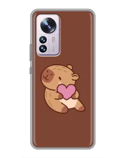 Чохол для Xiaomi 12 / 12X з картинкою «Капібара з серцем» Чохол для Xiaomi 12 / 12X з картинкою «Капібара з серцем»