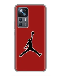 Чехол для Xiaomi 12T Pro с картинкой «Jordan Red Back»