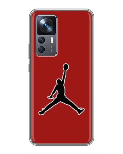 Чехол для Xiaomi 12T Pro с картинкой «Jordan Red Back»