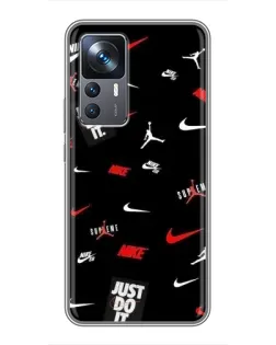 Чехол для Xiaomi 12T Pro с картинкой «Nike Mix Pattern»