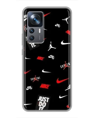 Чехол для Xiaomi 12T Pro с картинкой «Nike Mix Pattern»
