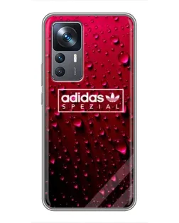 Чехол для Xiaomi 12T Pro с картинкой «Adidas Gold Marble»