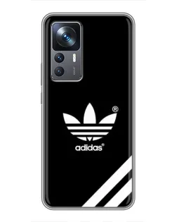 Чехол для Xiaomi 12T Pro с картинкой «Adidas с диагональными полосами»
