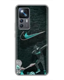 Чехол для Xiaomi 12T Pro с картинкой «Спортивный арт Nike» Чехол для Xiaomi 12T Pro с картинкой «Спортивный арт Nike»